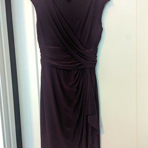 Maroon "Chaps" Wrap Style Dress- Size M